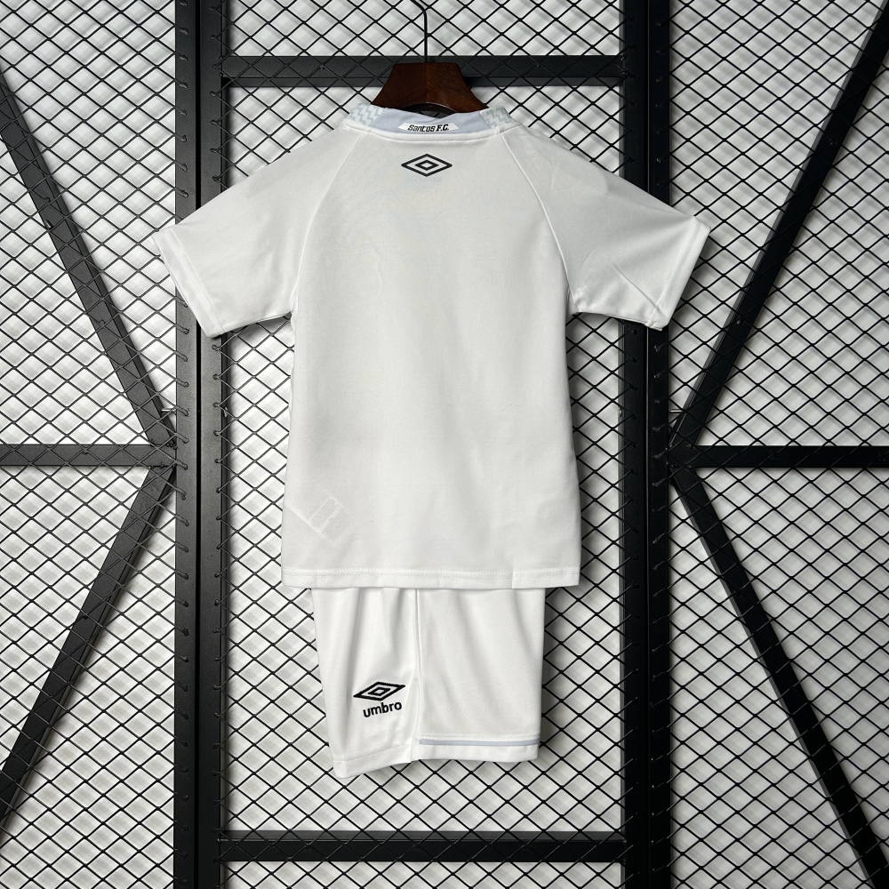 Santos FC Soccer Jersey Home Kids Kit Jersey+Shorts 2025