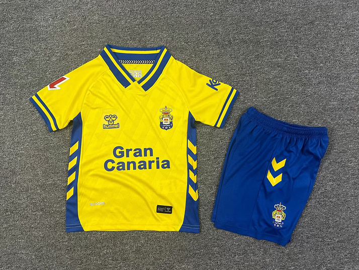 UD Las Palmas Soccer Jersey Home Kids Jersey & Shorts Kit 2025/26 in Yellow