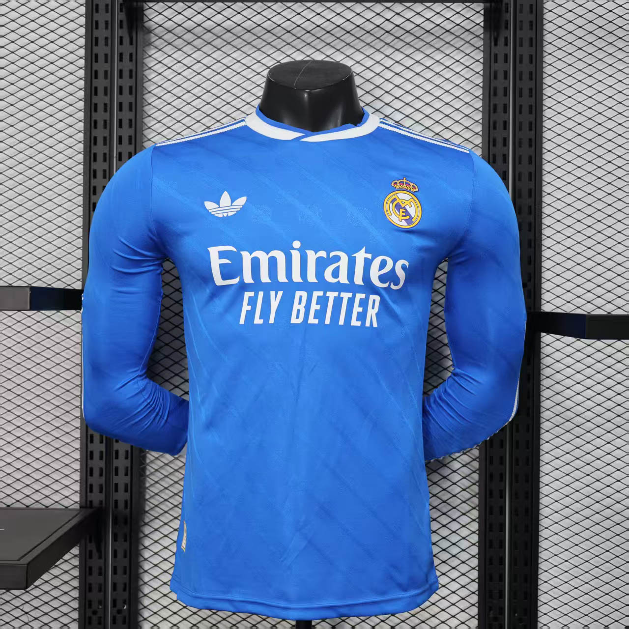 Real Madrid Authentic Soccer Jersey Third Away Long Sleeve Shirt 2025/26 in Model Year: 2025/26 Country and League: Spain-La