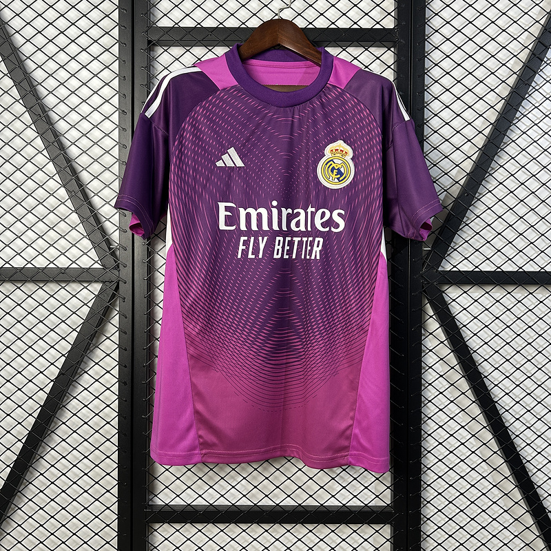 Real Madrid Football Jersey Goalkeeper Custom Shirt 2025/26 in Purple