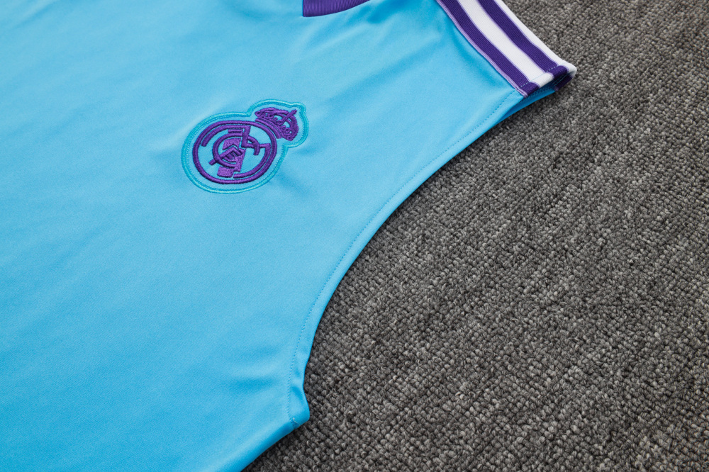Real Madrid Sleeveless Training Kit Blue 2025/26