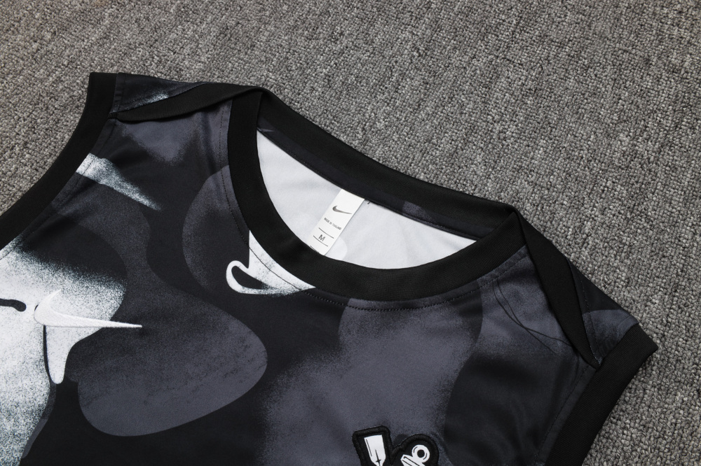 Corinthians Sleeveless Training Kit Black 2025