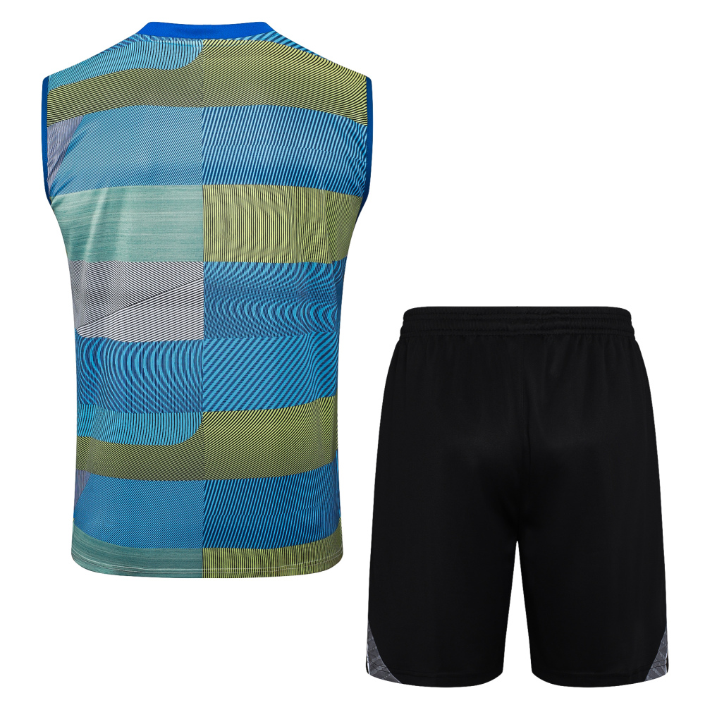 Real Madrid Sleeveless Training Kit Green 2025/26