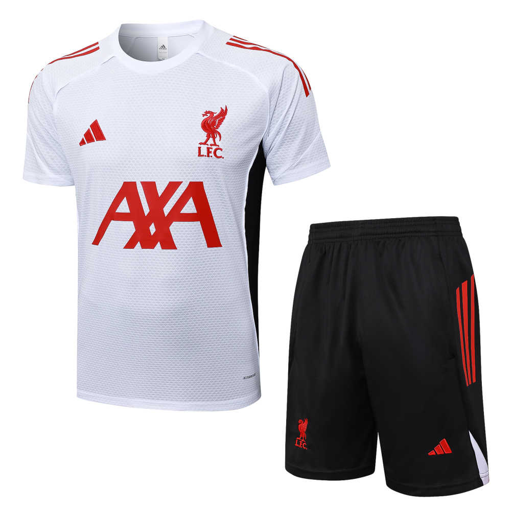 Liverpool Training Jersey Kit White 2025/26