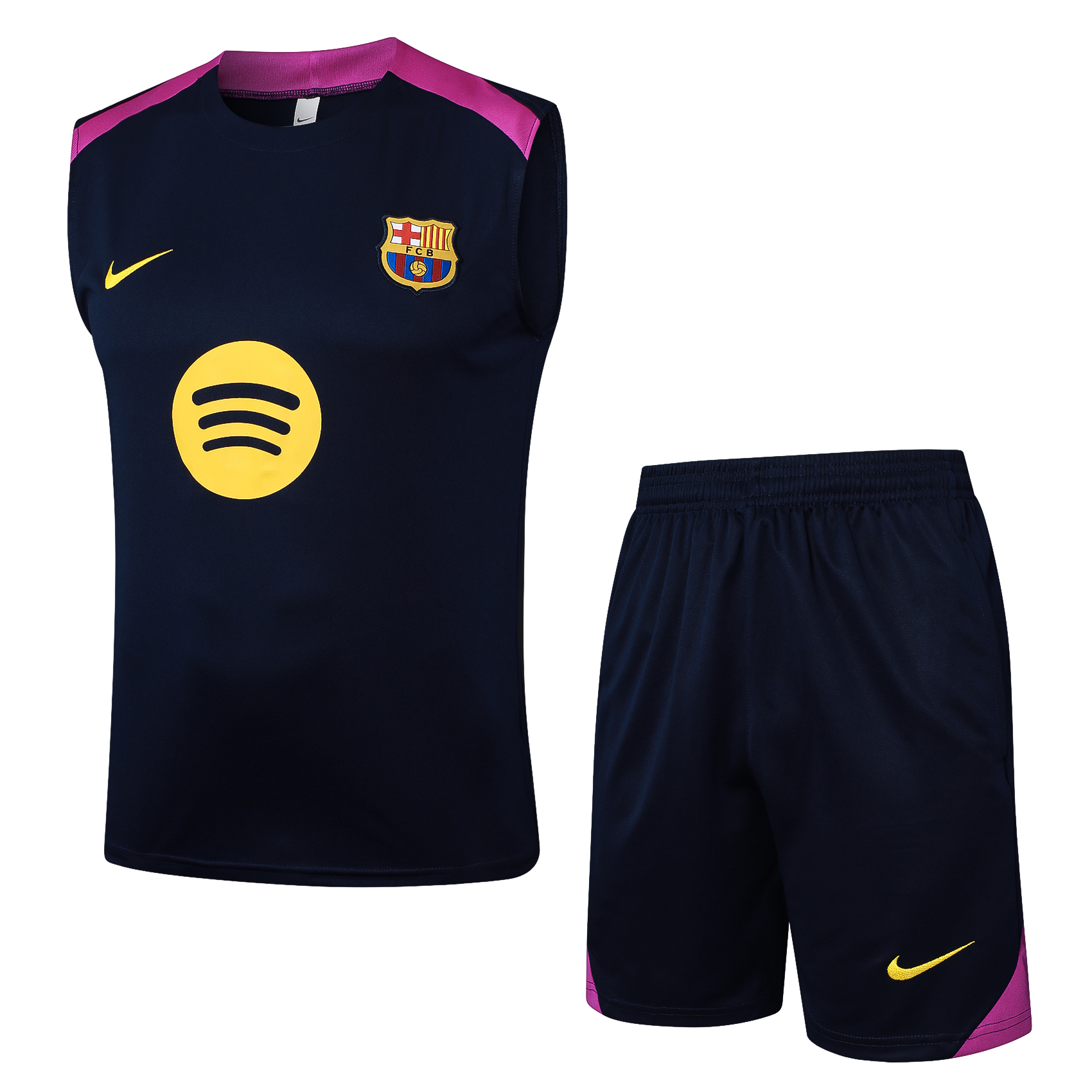 Barcelona Sleeveless Training Kit 2025/26 in Model Year: 2025/26 Country and League: Spain-La Liga