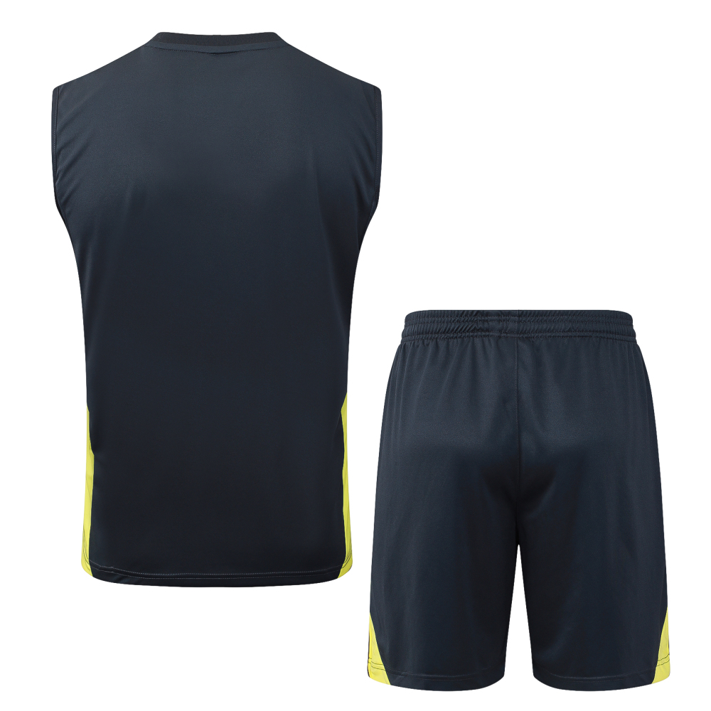 Real Madrid Sleeveless Training Kit Gray 2025/26