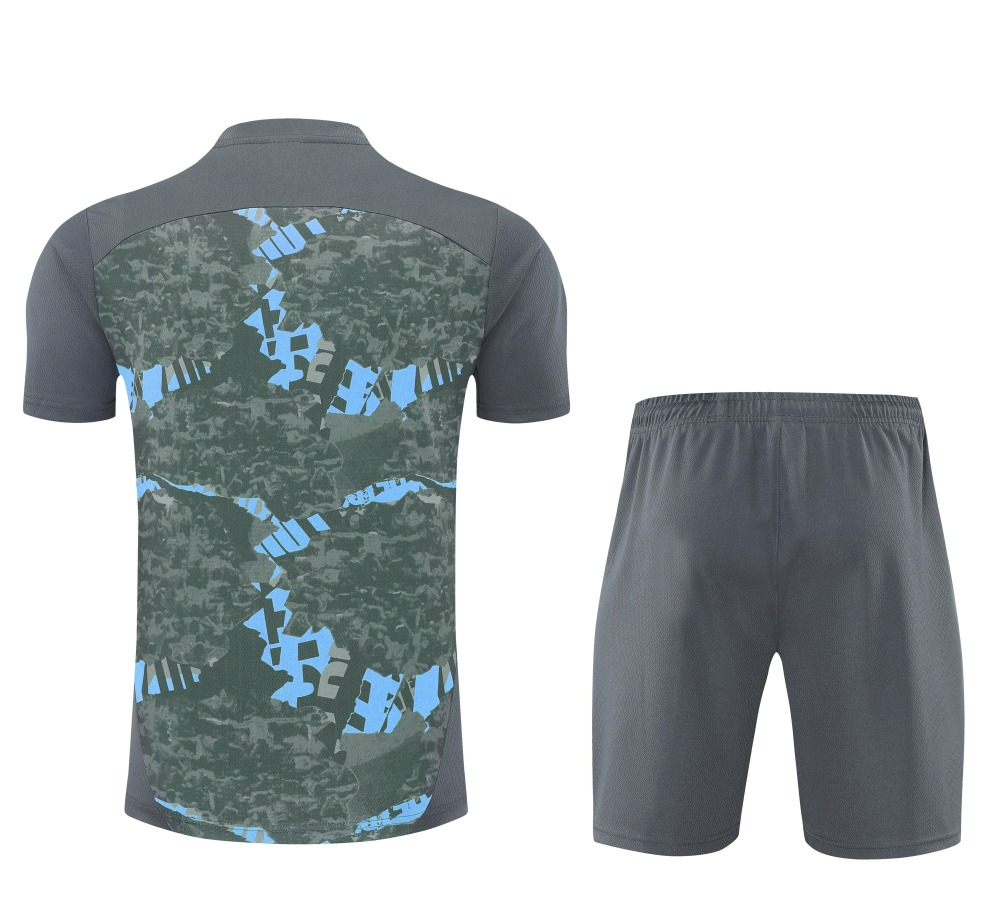Manchester City Training Jersey Kit Gray 2025/26