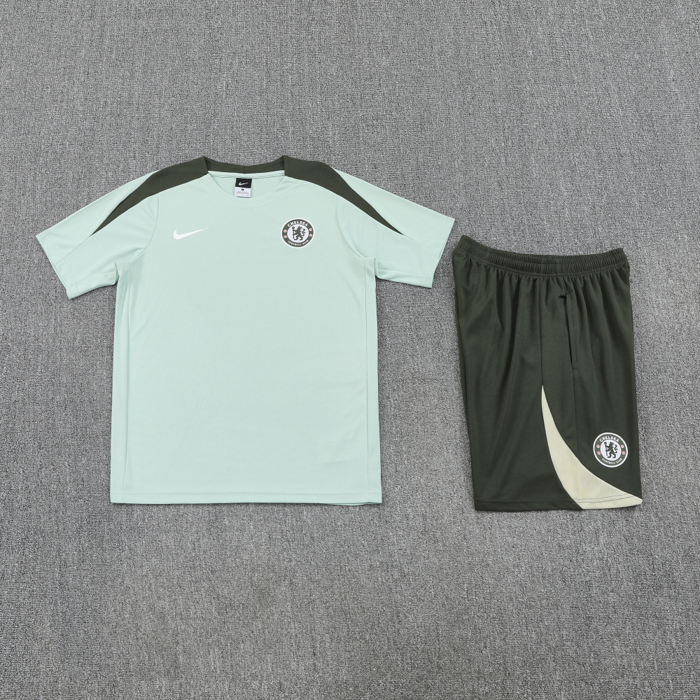 Chelsea Training Jersey Kit Green 2025/26