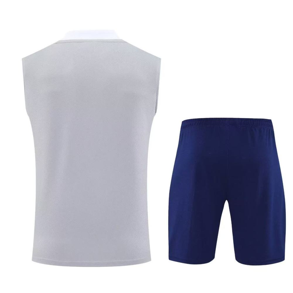 Inter Milan Sleeveless Training Kit Gray 2025/26