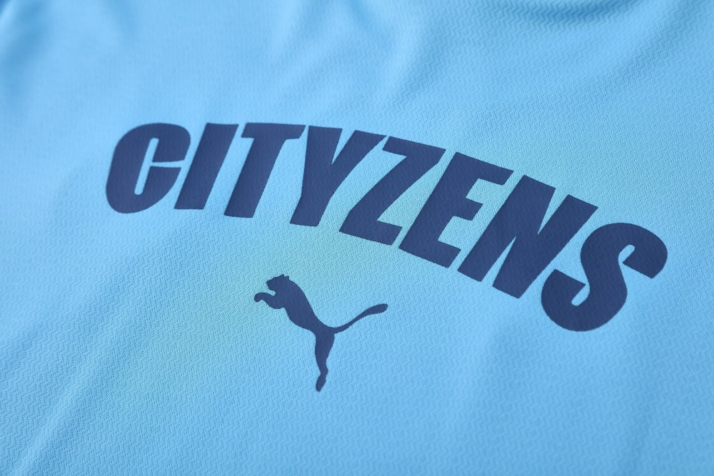 Manchester City Training Jersey Kit Blue 2025/26