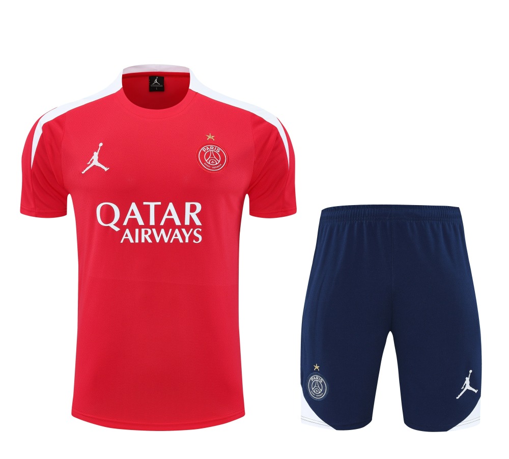PSG Training Jersey Kit Red 2025/26