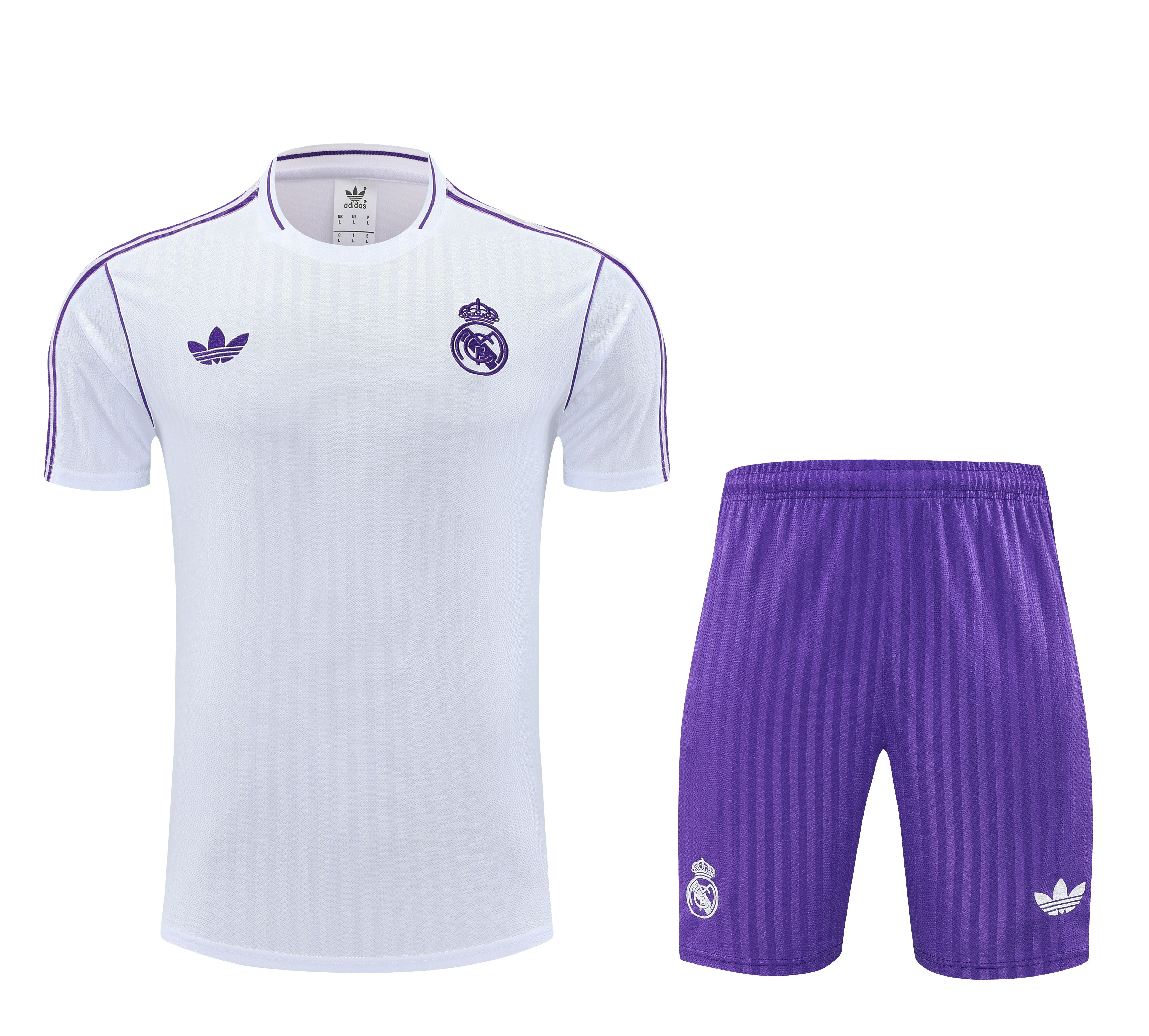 Real Madrid Training Jersey Kit White&Amp;purple 2025/26 in White&Purple