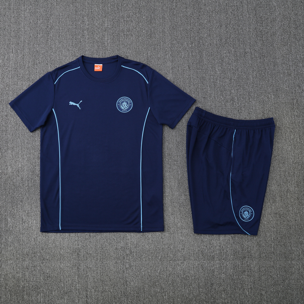 Manchester City Training Jersey Kit Navy 2025/26