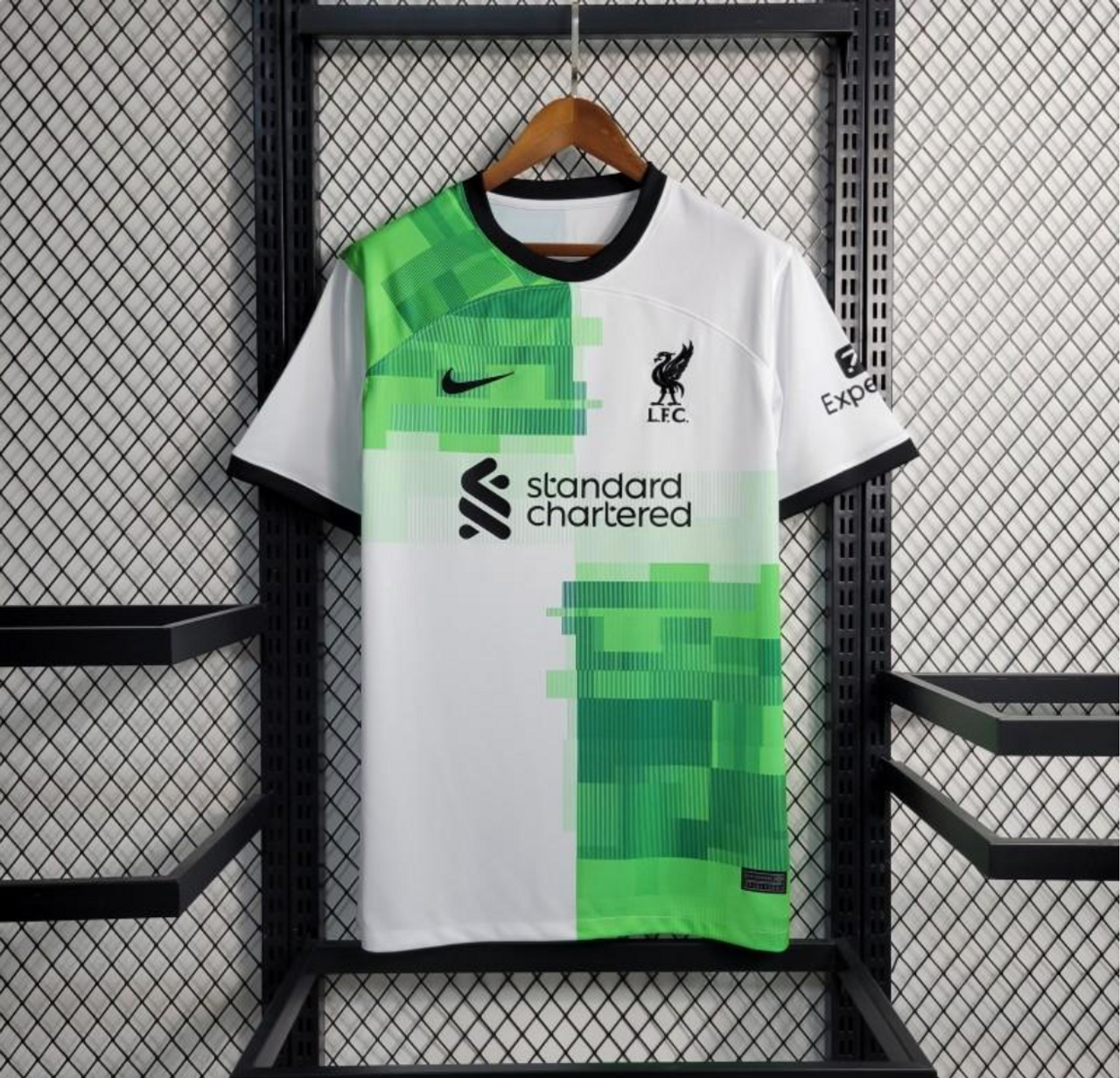 Liverpool Football Jersey Away Custom Shirt 2023/24 in Green