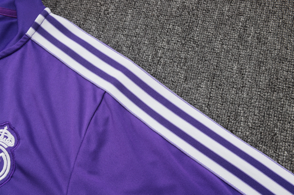 Real Madrid Training Kit (Sweatshirt+Pants) Purple 2025/26