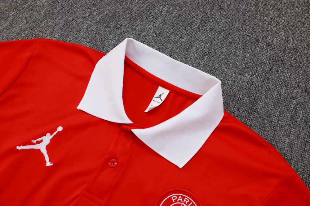 PSG Training Kit (Polo+Pants) Red 2025/26