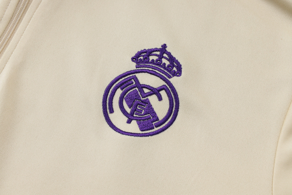 Real Madrid Training Kit (Sweatshirt+Pants) Apricot 2025/26