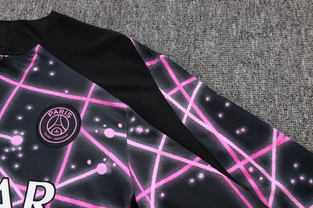 PSG Training Kit (Sweatshirt+Pants) Black 2025/26