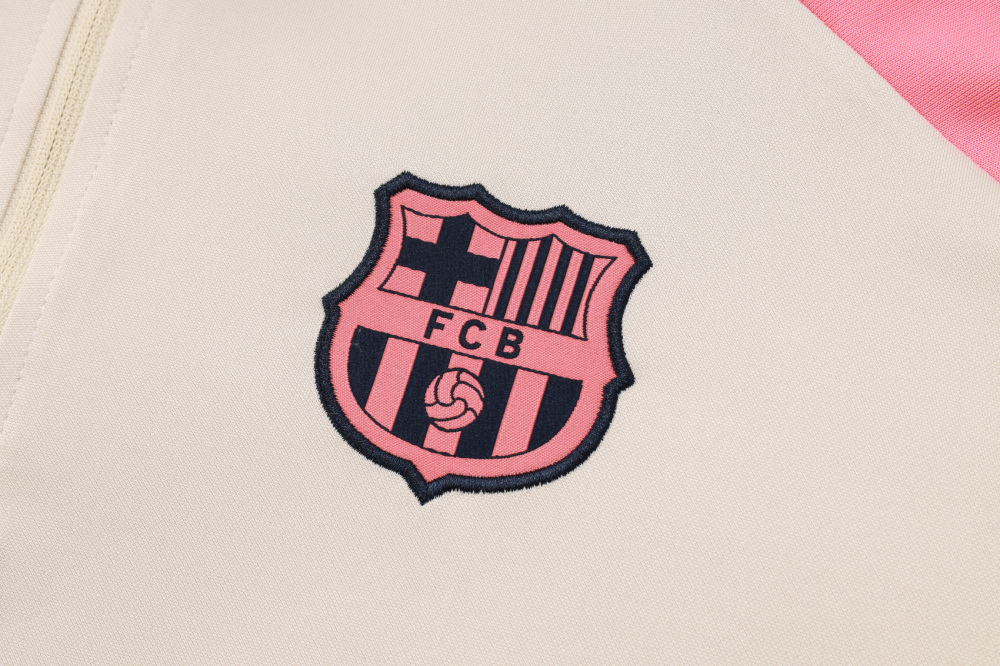 Barcelona Training Kit (Sweatshirt+Pants) Beige 2025/26