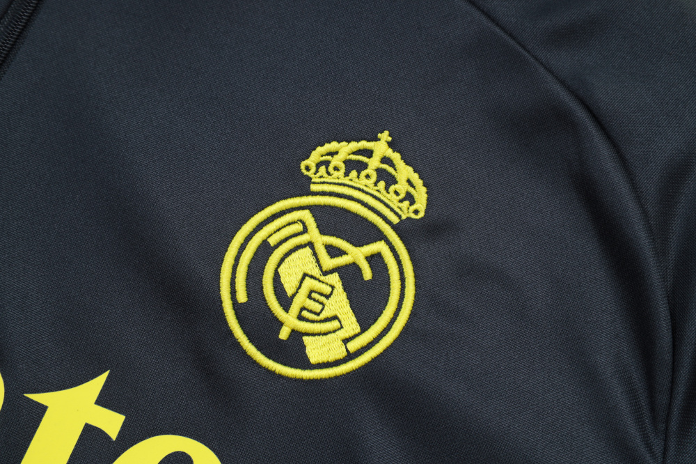 Real Madrid Training Kit (Sweatshirt+Pants) Dark Grey 2025/26