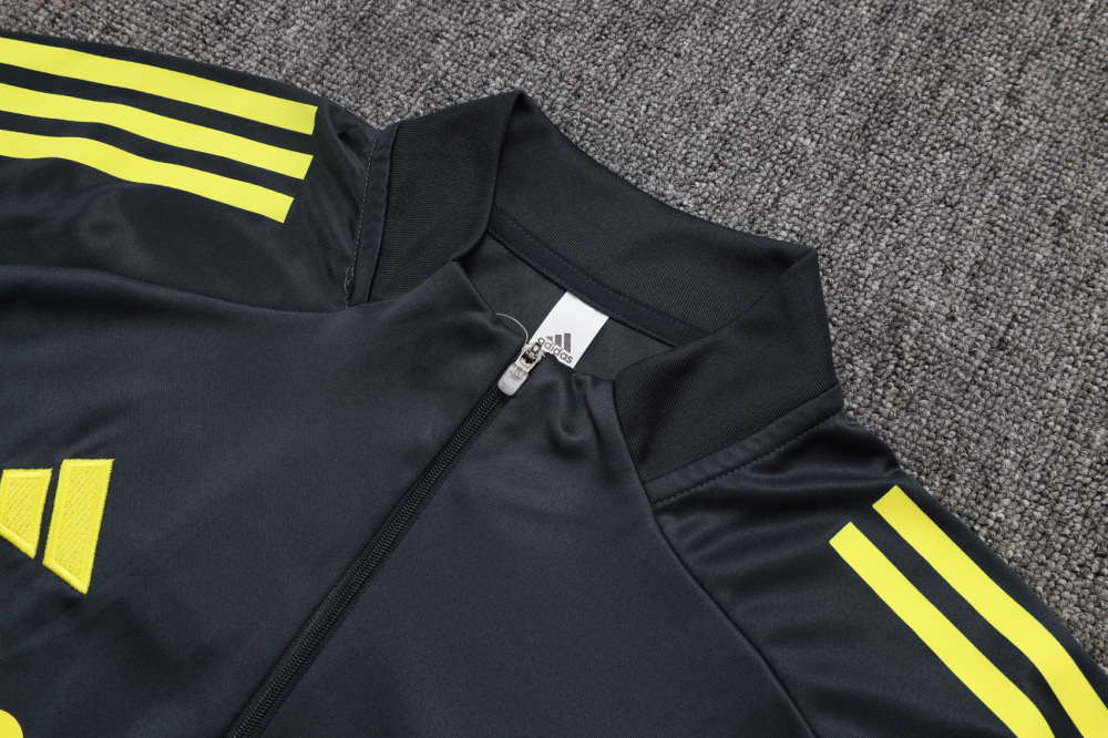 Real Madrid Training Kit (Sweatshirt+Pants) Dark Grey 2025/26