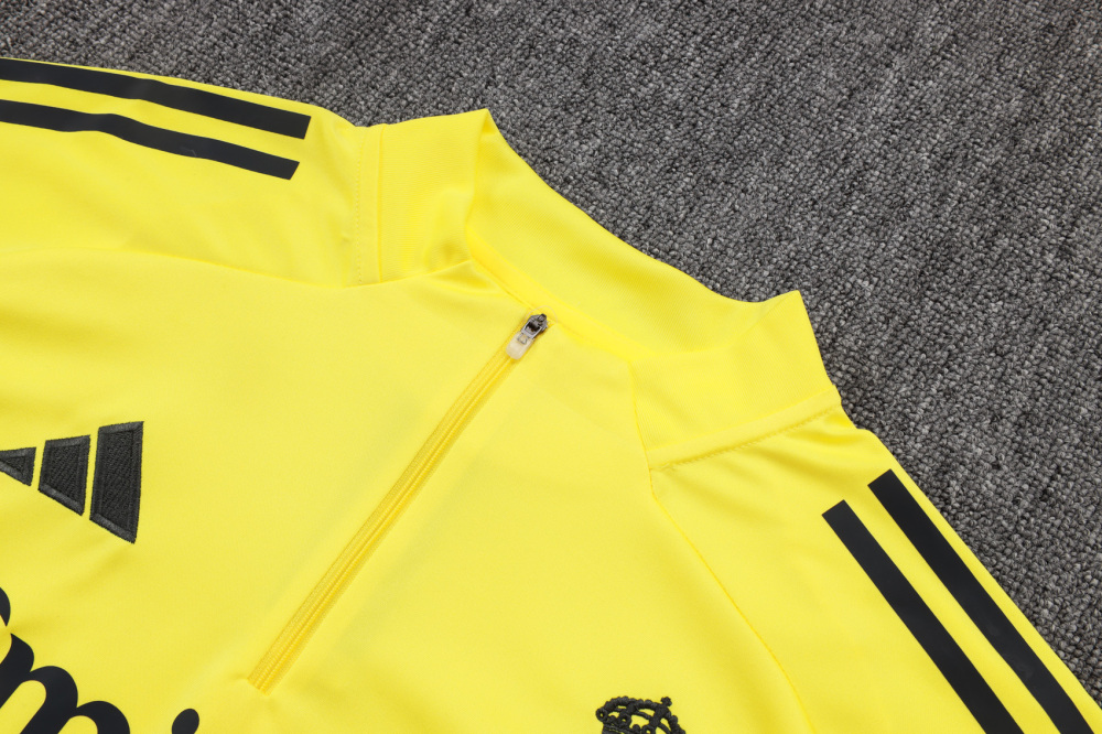 Real Madrid Training Kit (Sweatshirt+Pants) Yellow 2025/26