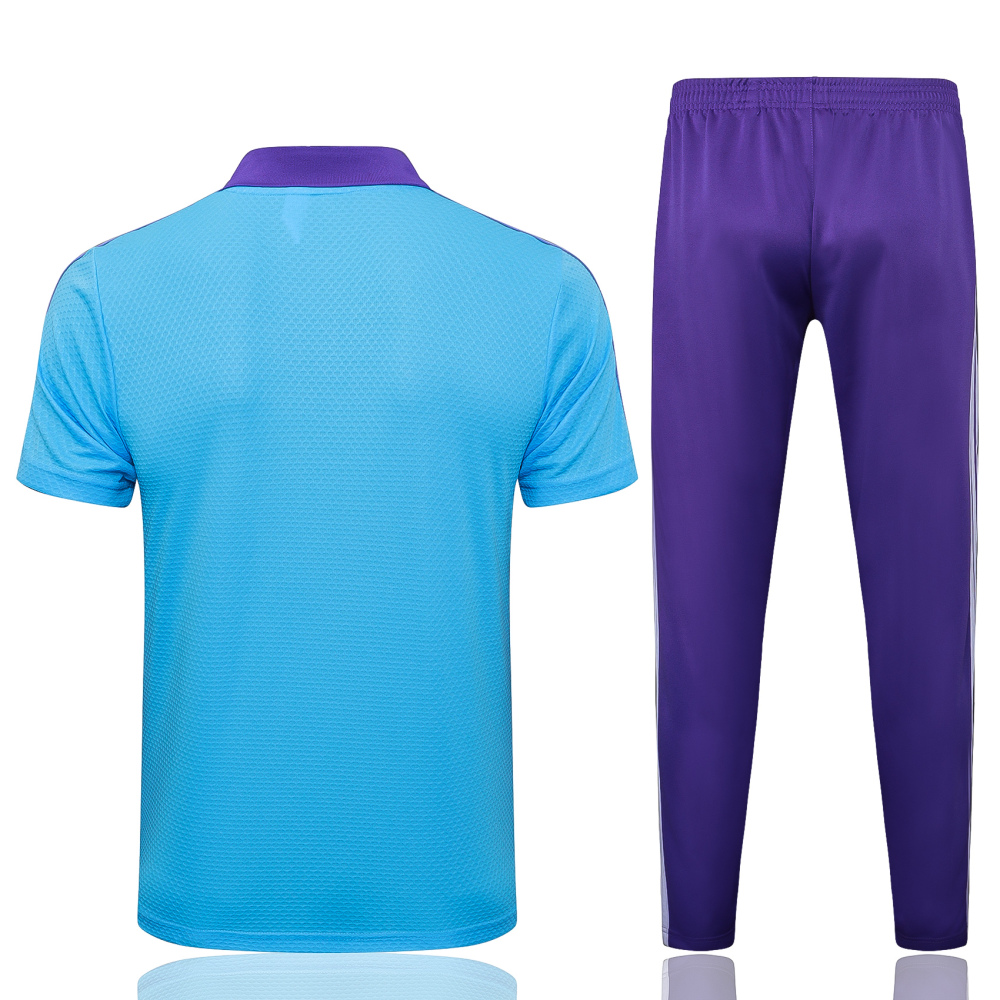 Real Madrid Training Kit (Polo+Pants) Blue 2025/26