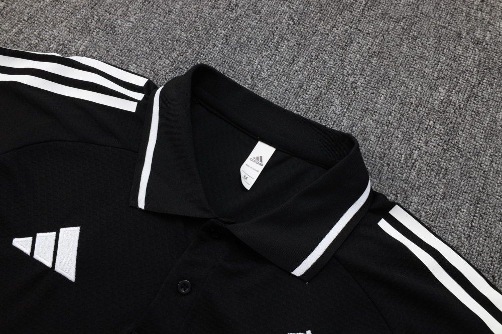 Real Madrid Training Kit (Polo+Pants) Black 2025/26