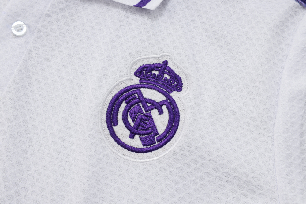 Real Madrid Training Kit (Polo+Pants) White 2025/26