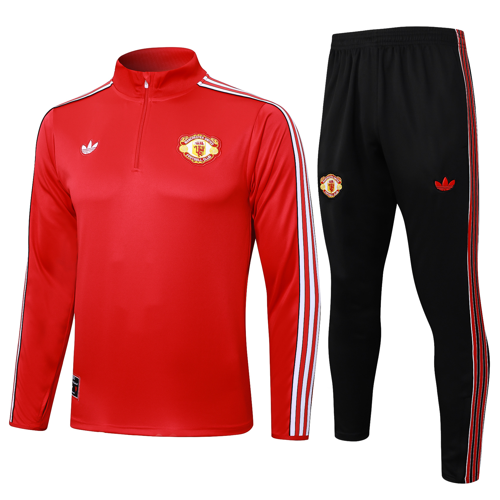 Manchester United Training Kit Sweatshirt & Pants Set Red 2025/26