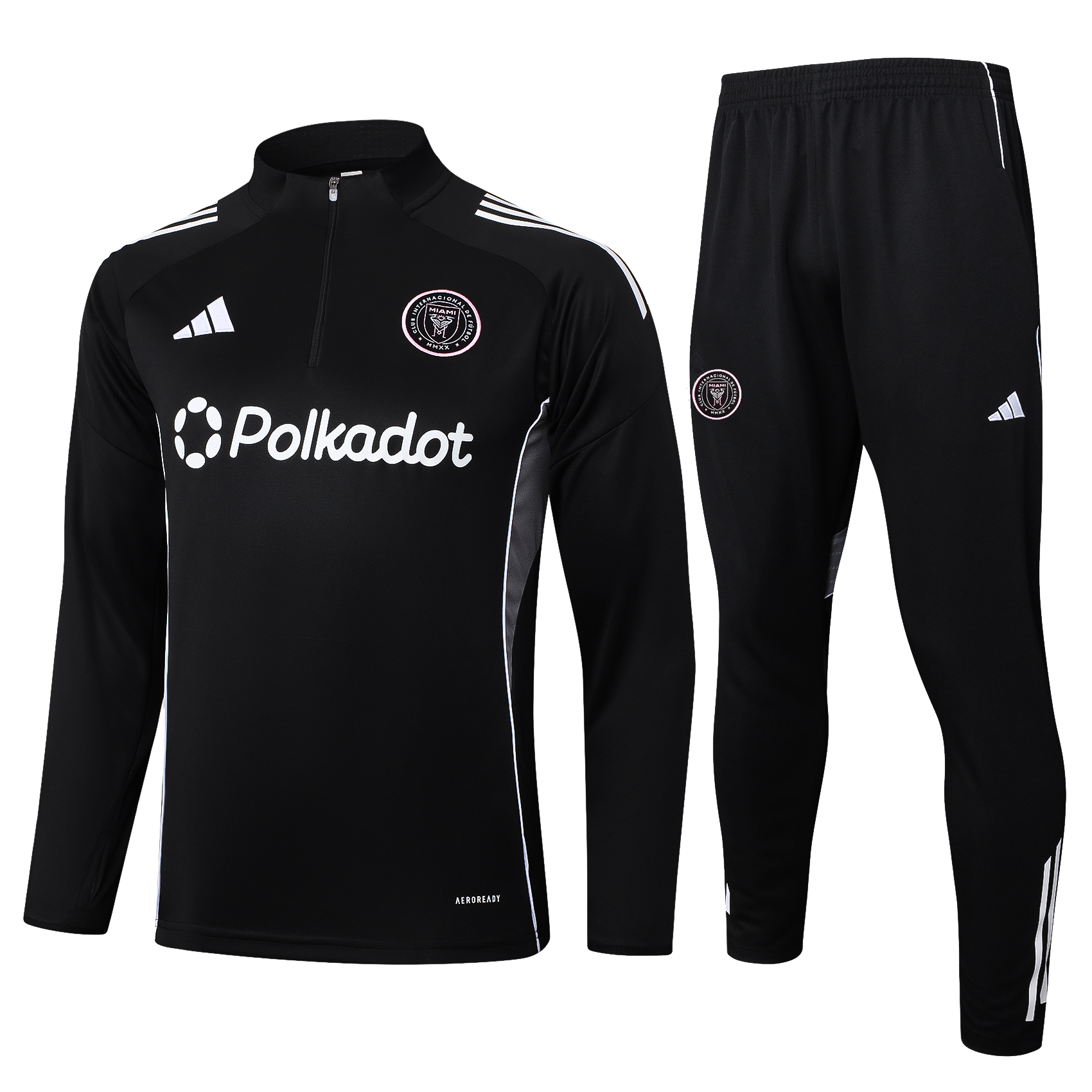 Inter Miami Training Kit Sweatshirt & Pants Set Black 2025