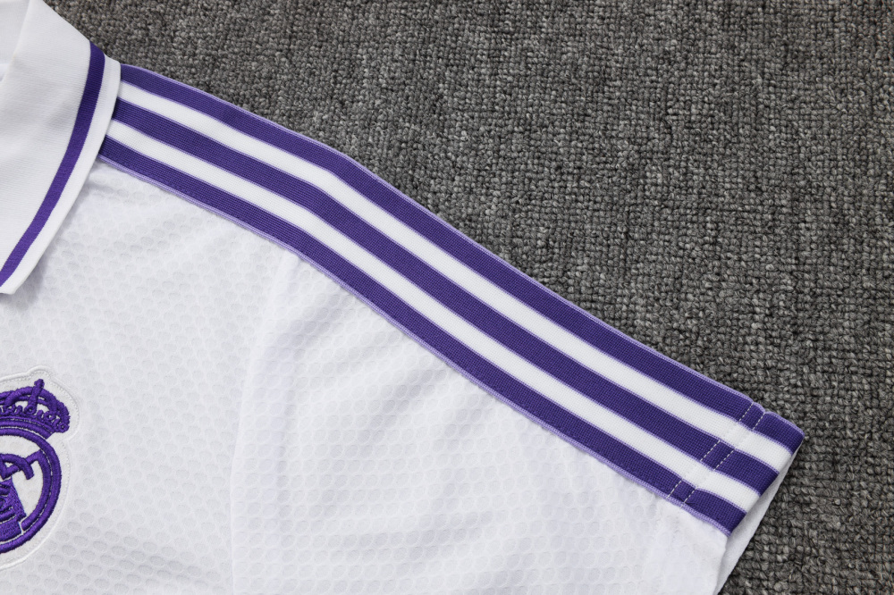 Real Madrid Training Kit (Polo+Pants) White 2025/26