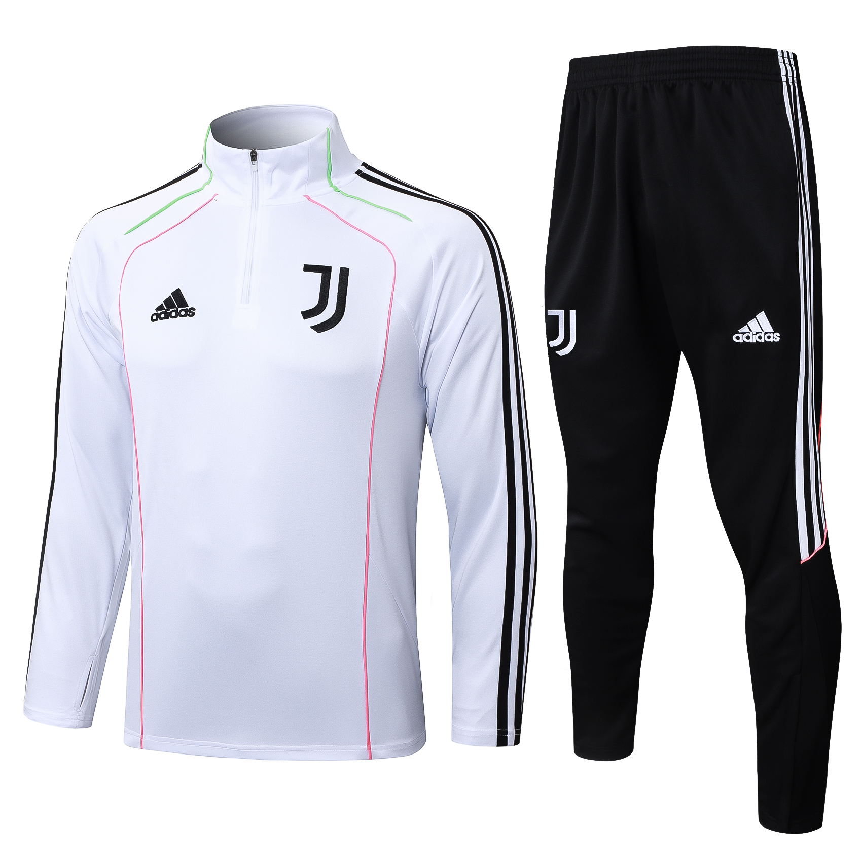 Juventus Training Kit Sweatshirt & Pants Set White 2025/26