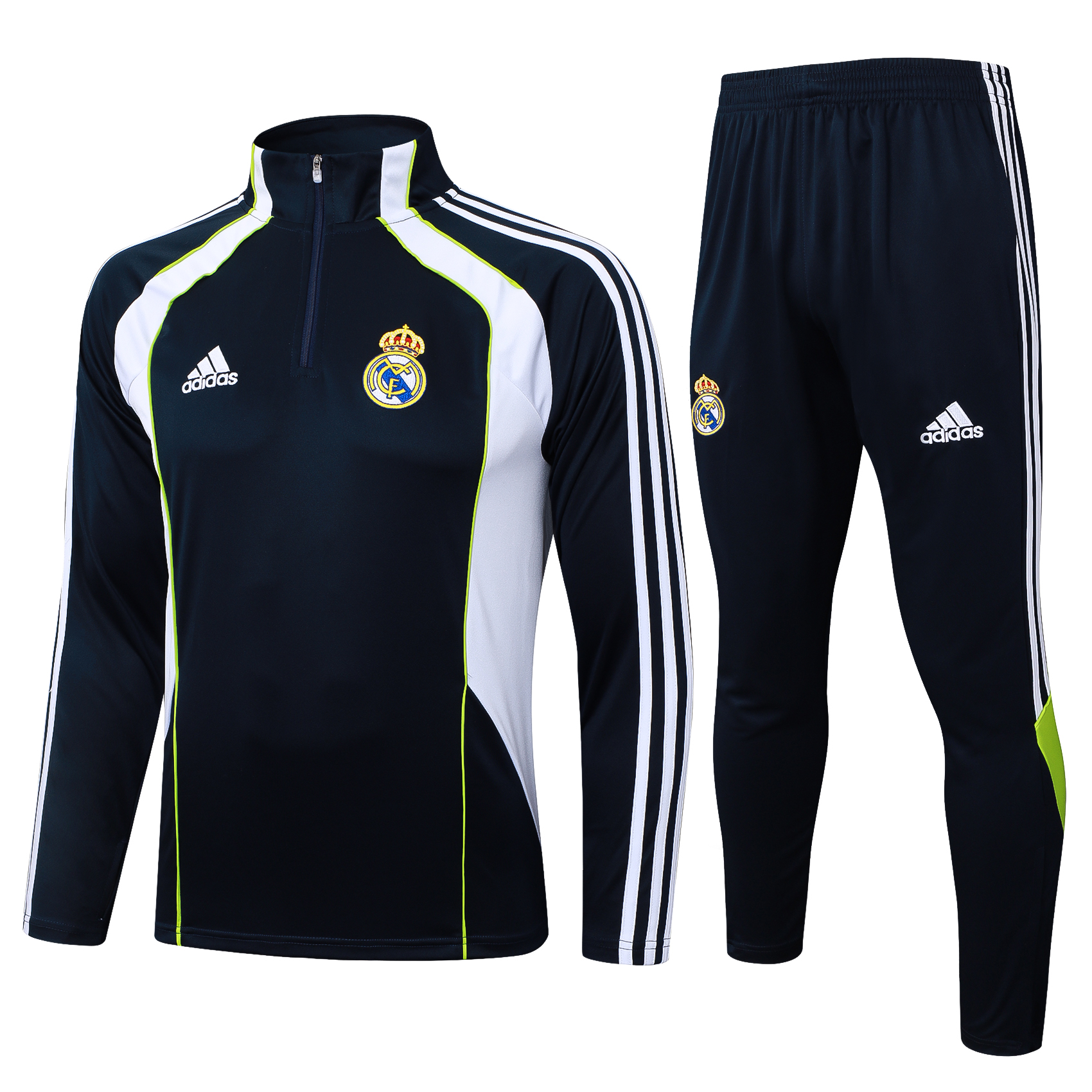 Real Madrid Training Kit Sweatshirt & Pants Set Cyan 2025/26