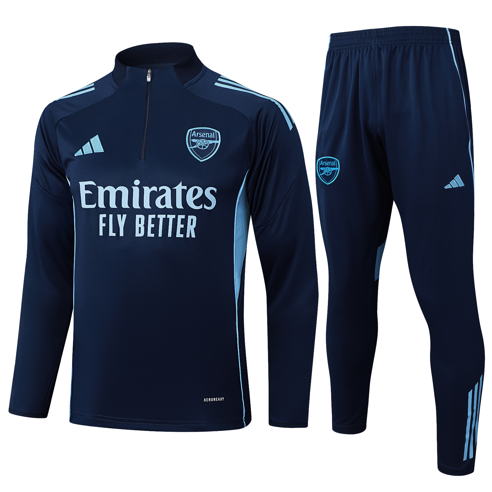 Arsenal Training Kit Sweatshirt & Pants Set Royalblue 2025/26