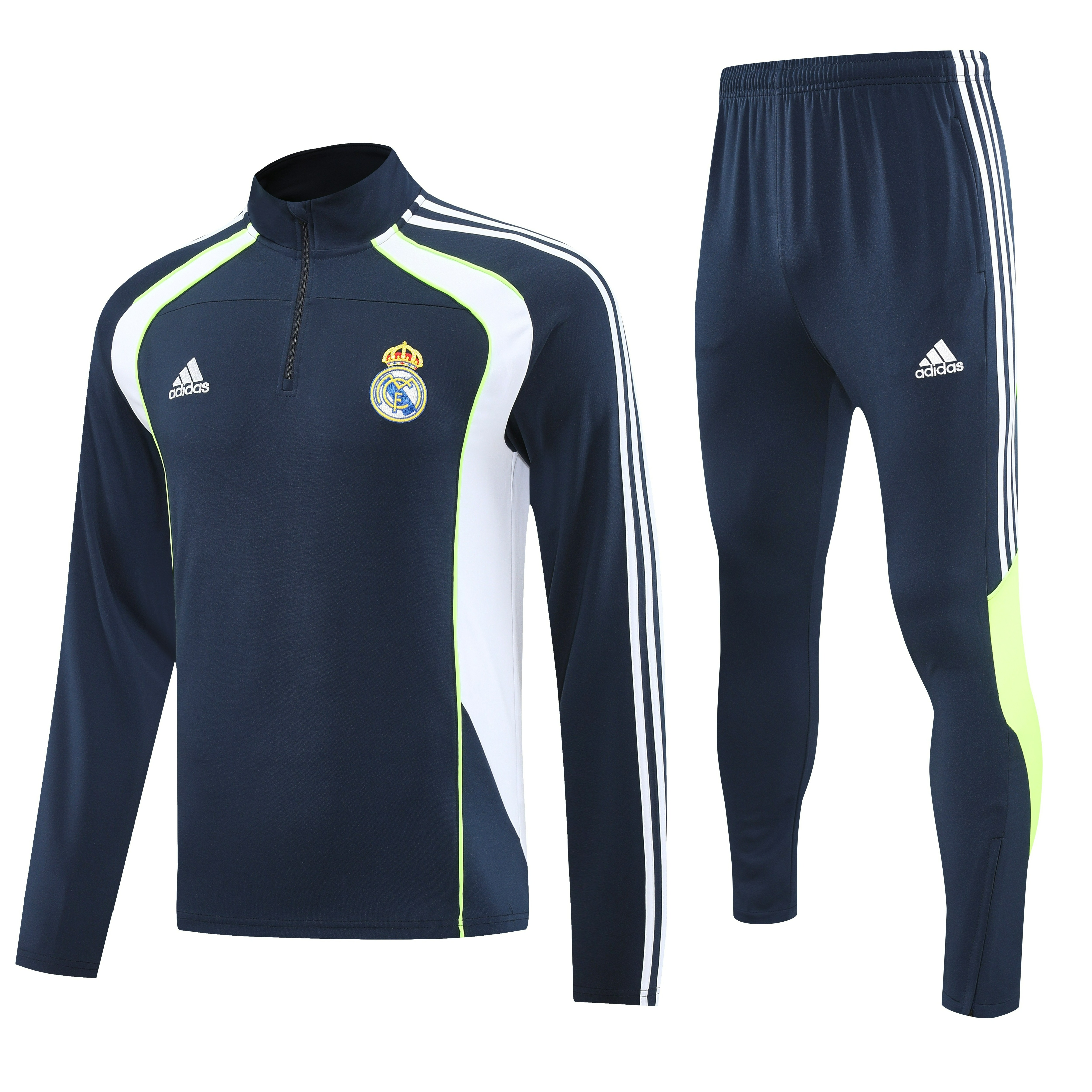Real Madrid Training Kit Sweatshirt & Pants Set Cyan 2025/26