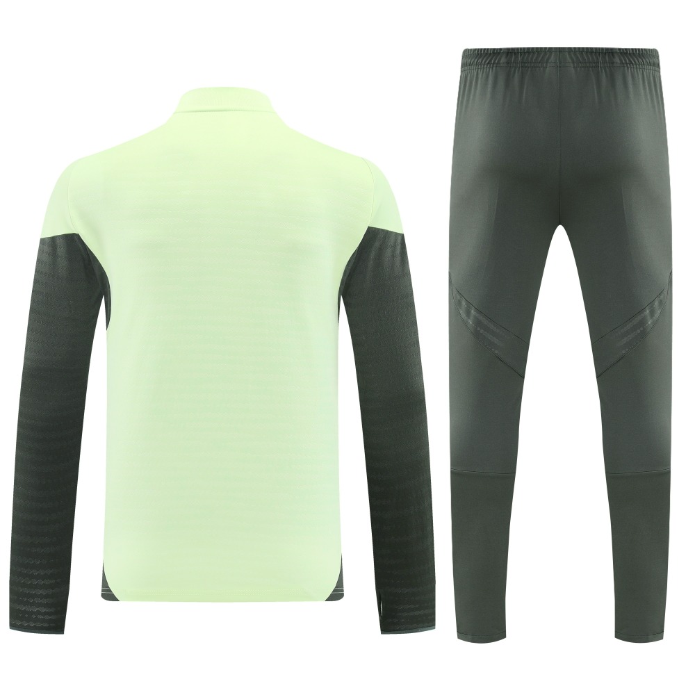 Real Madrid Authentic Training Kit (Sweatshirt+Pants) Light Green 2025/26 - Player Version