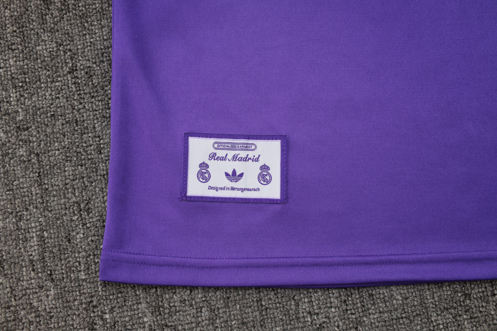 Real Madrid Training Kit (Sweatshirt+Pants) Purple 2025/26