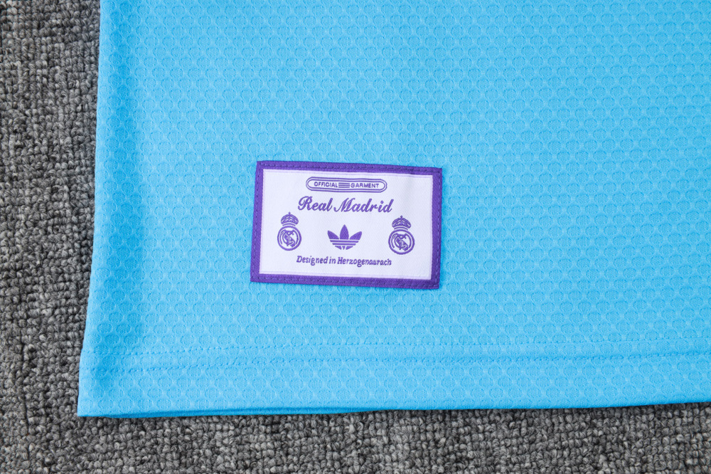 Real Madrid Training Kit (Polo+Pants) Blue 2025/26