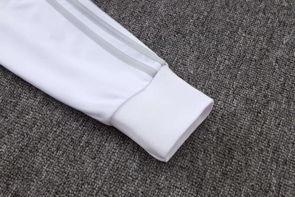 Real Madrid Training Kit (Jacket+Pants) White&Grey 2025/26