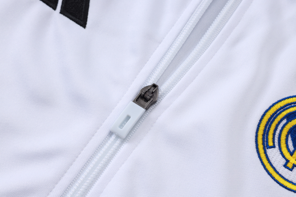 Real Madrid Training Kit (Jacket+Pants) White&Grey 2025/26