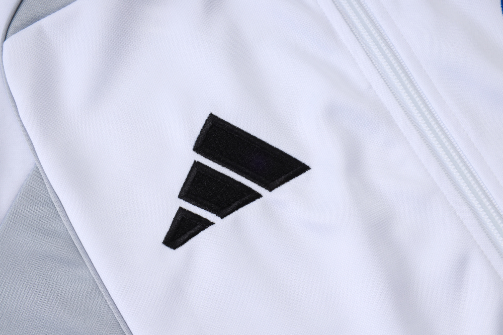 Real Madrid Training Kit (Jacket+Pants) White&Grey 2025/26