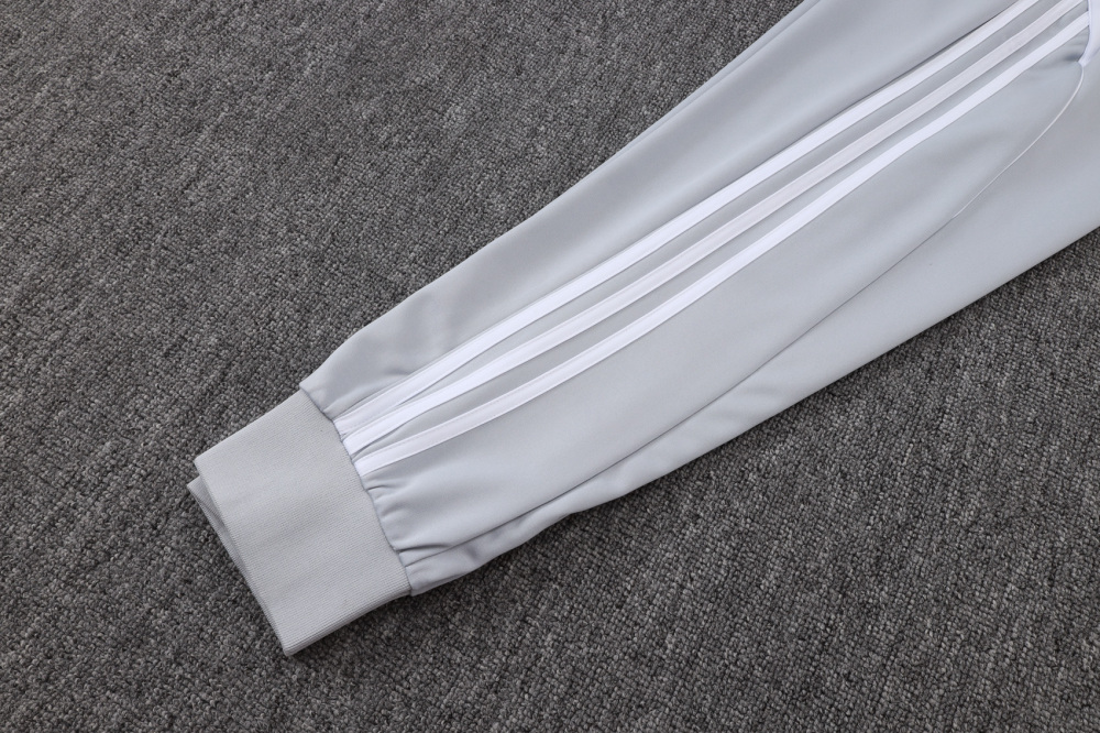 Real Madrid Training Kit (Jacket+Pants) White&Grey 2025/26