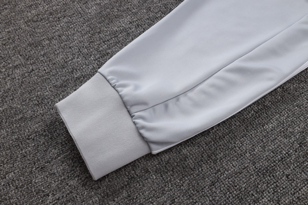Real Madrid Training Kit (Jacket+Pants) White&Grey 2025/26
