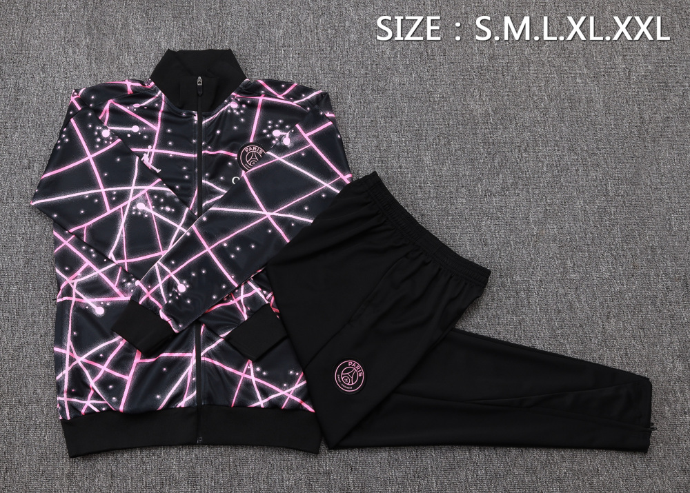 PSG Training Kit (Jacket+Pants) Black 2025/26