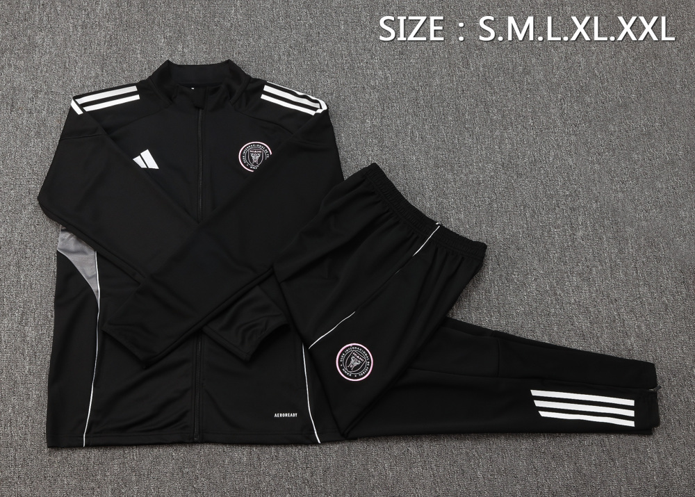 Inter Miami Training Kit (Jacket+Pants) Black 2025