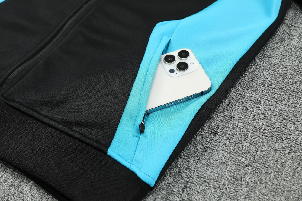 Marseille Training Kit (Jacket+Pants) Black 2025/26
