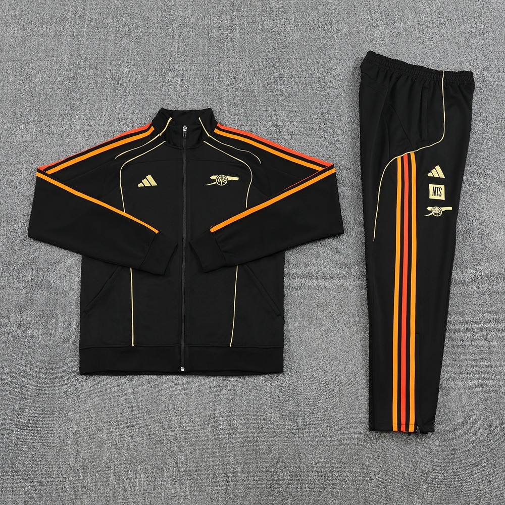 Arsenal Training Kit (Jacket+Pants) Black 2025/26