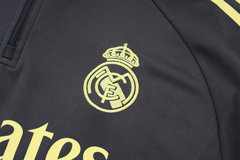 Real Madrid Training Kit (Sweatshirt+Pants) Deep Grey 2025/26