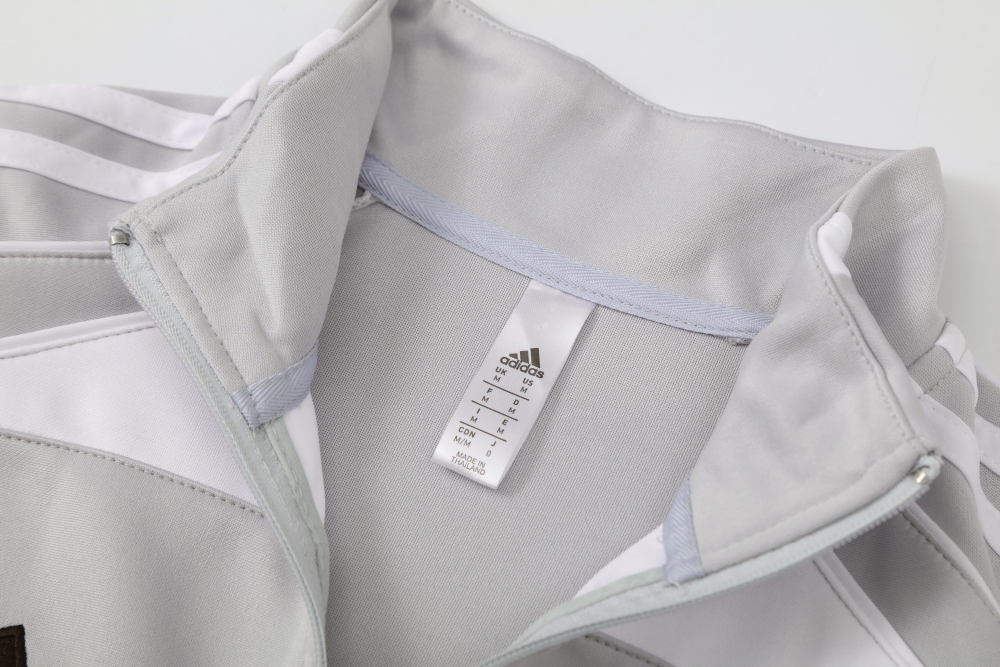 Real Madrid Training Kit (Jacket+Pants) White&Grey 2025/26